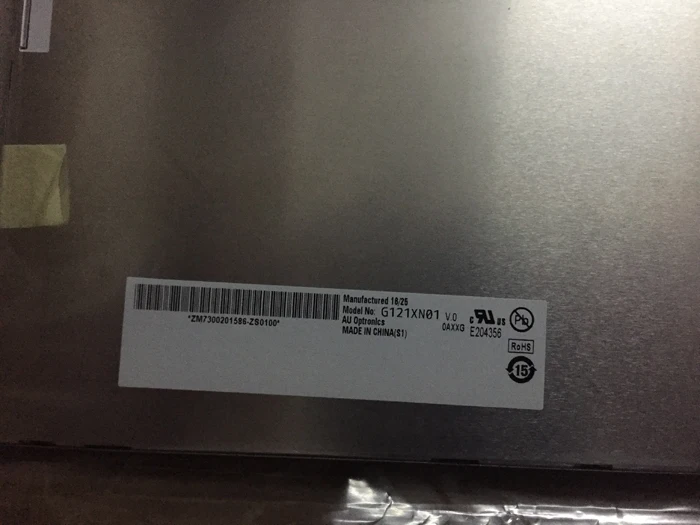 

Original 12.1"inch G121XN01 V0 V.0 Industrial LCD Screen One Year Warranty