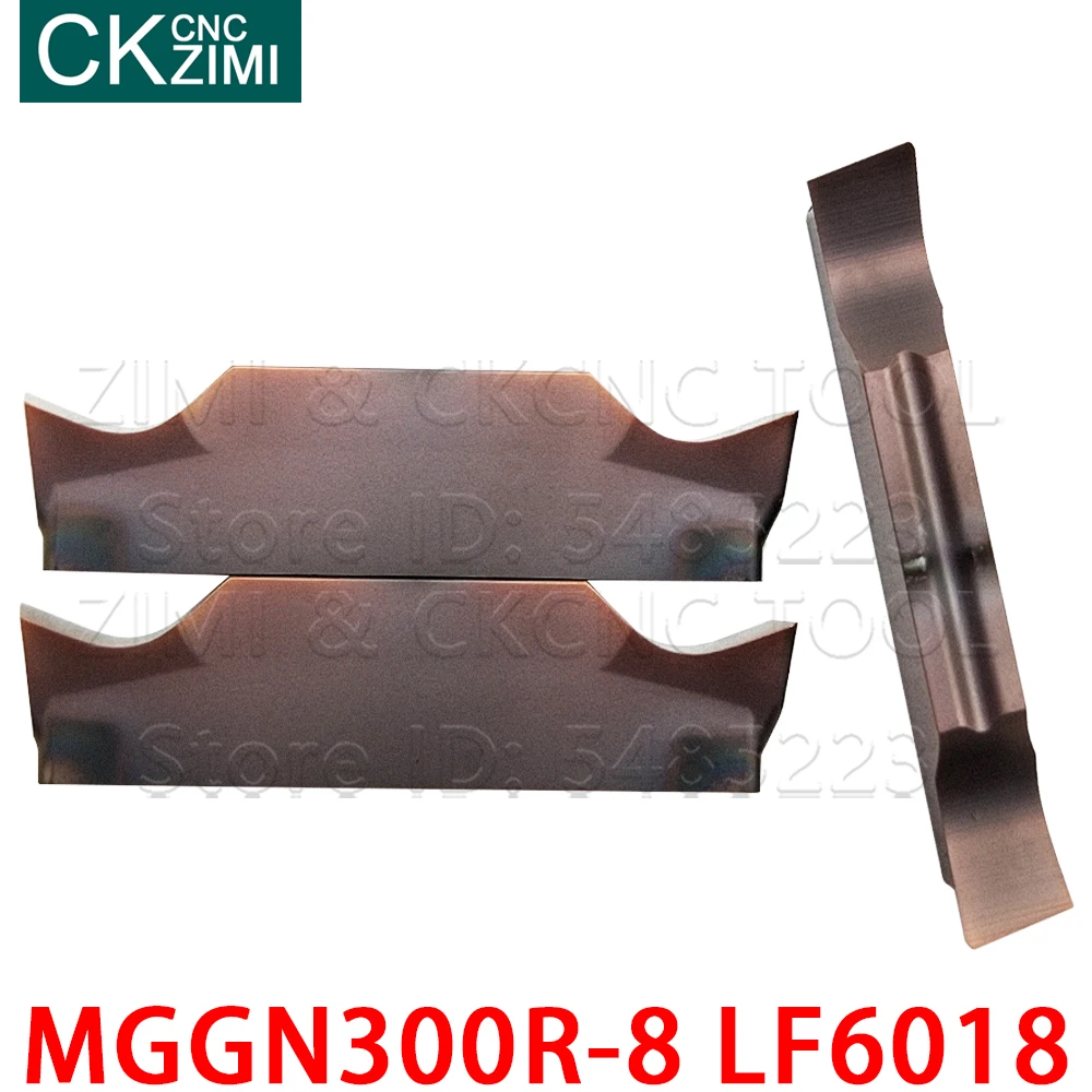 MGGN150R-8 LF6018 MGGN300R-8 LF6018 Carbide Sisipan Cutting dan Grooving Menyisipkan Alat Bubut CNC Alat MGGN untuk Stainless Steel