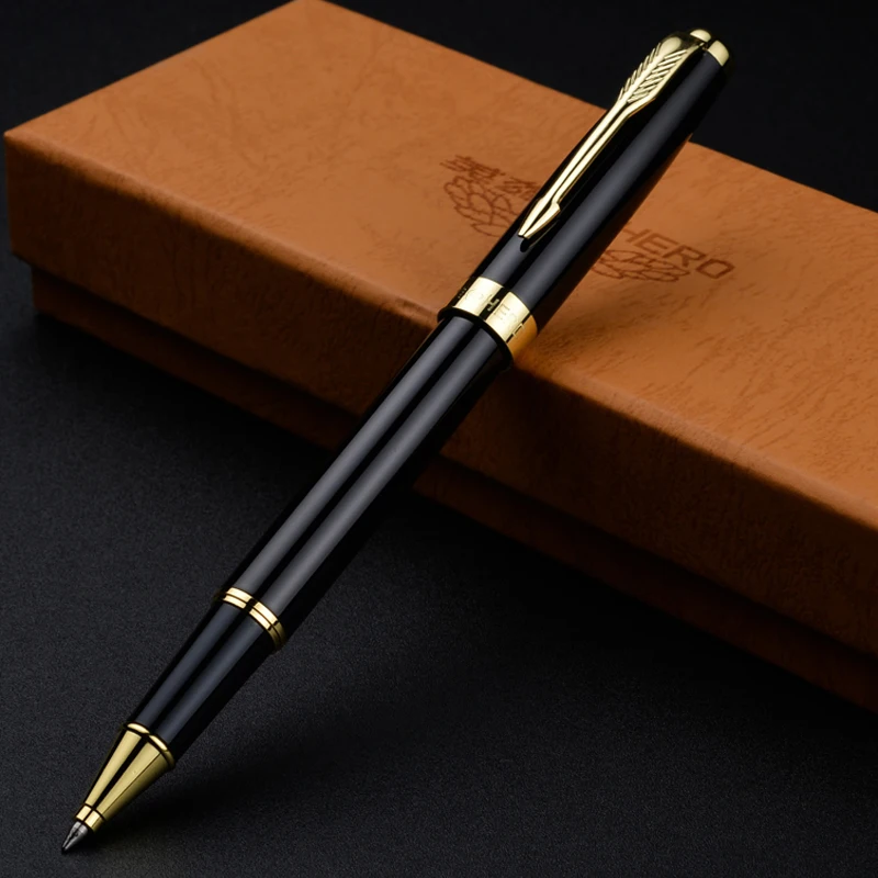 Classic Design Original Brand Hero 1502 Roller Ballpoint Pen Office Executive Writing Signature Pen Buy 2 Send Gift