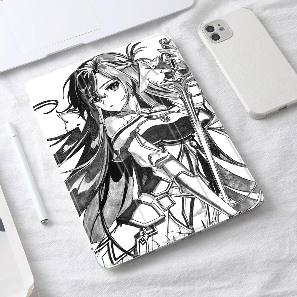 Custom Name Anime Character Case for iPad 10.9 Air 4 2020 Smart Cover for iPad 9.7 6th 10.2 8th Generation Mini 6 12.9 iPad Pro