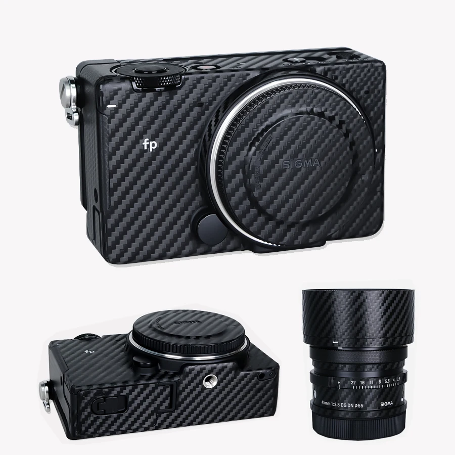 Pellicola protettiva antigraffio per la copertura della pelle del corpo della fotocamera per fotocamere sigma FP Mirrorless Adesivo full frame Guscio in fibra di carbonio