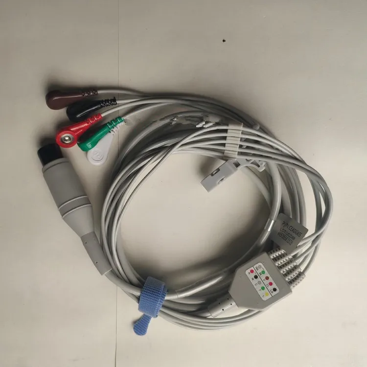 

Universal ECG 6-pin 5-lead cable Monitor ECG cable lead wire