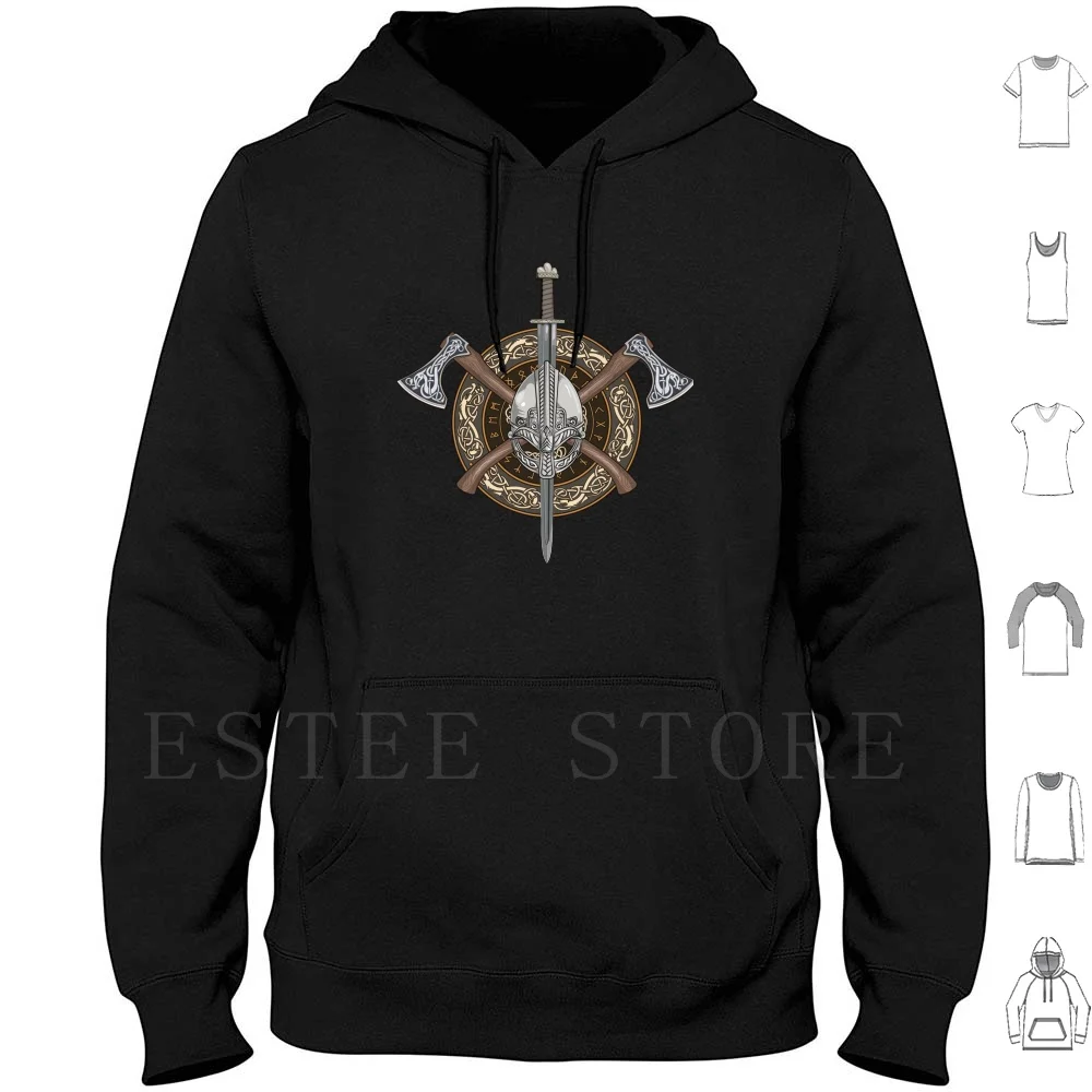 Viking Hoodie Long Sleeve