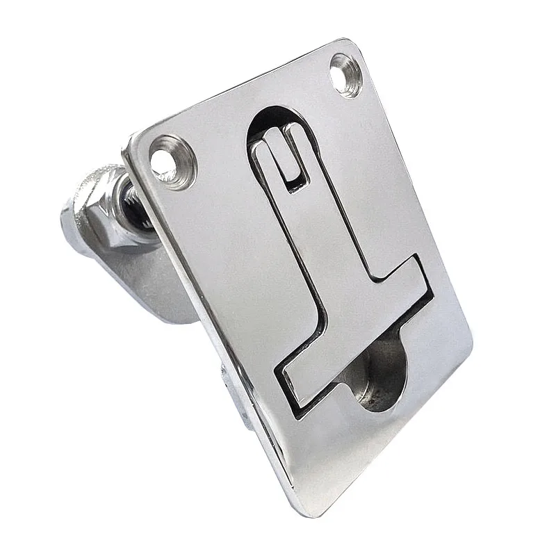 

Boat Stainless Steel Latch Hatch Rectangle Pull Flush Pull Locking Lift Handle Rectangle Deck Hatch - Non Locking