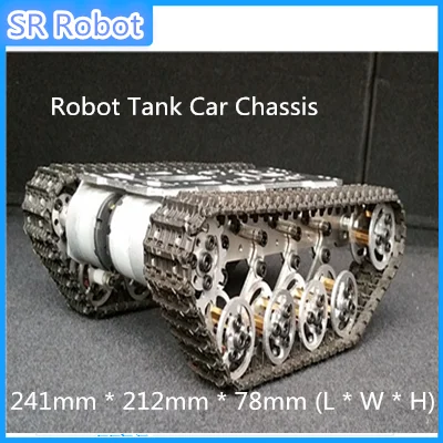 New Version Robot Tank Car Chassis Crawler Caterpillar Climbing Obstacle Avoidance For Crawler Robotic Model Tracked Platform