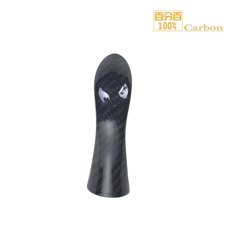 

Real Dry Carbon Fiber Gear Shifter Knod Cover Add On Style For Infiniti Q50 Q50S 2014-on