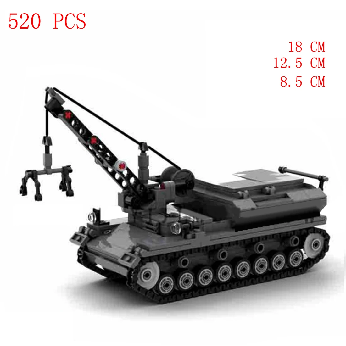 

hot military WWII technical German Army equipment Supply vehicle No. 4 tank weapons war Building Blocks model bricks toys gift