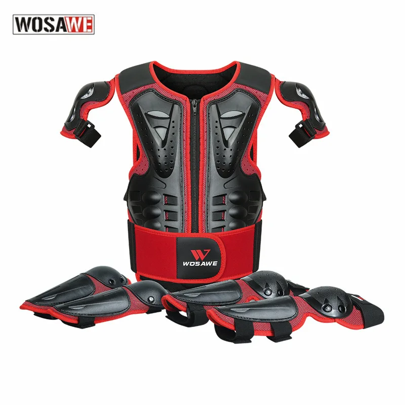 New 5-14 Year Outdoor Skating Snowboard Kids Body Chest Spine Protector Protective Guard Moto Dirt Bike Jacket Child Armor Gear