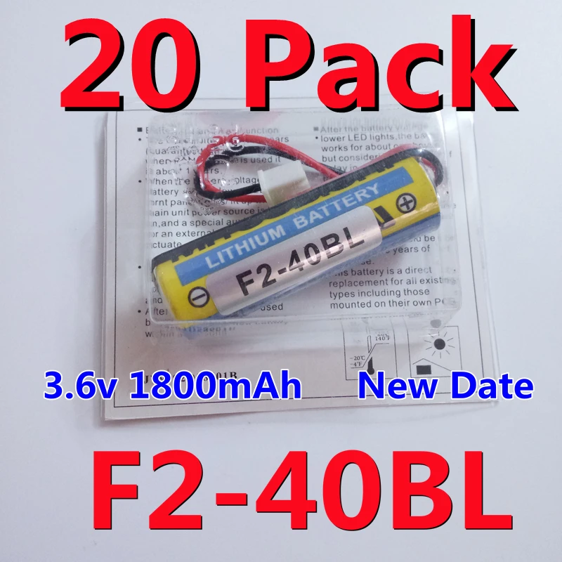 

20 упаковок, новинка, оригинал для MITSUBISHI F2-40BL AA 3,6 V 1800mAh