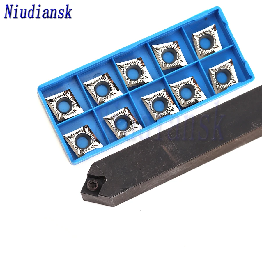 

1 шт. SCMCN2020K12 держатель внешнего токарного инструмента SCMCN2525M12 Arbor 10 шт. CCMT1204 CCGT токарный инструмент с ЧПУ карбидные вставки токарный комплект