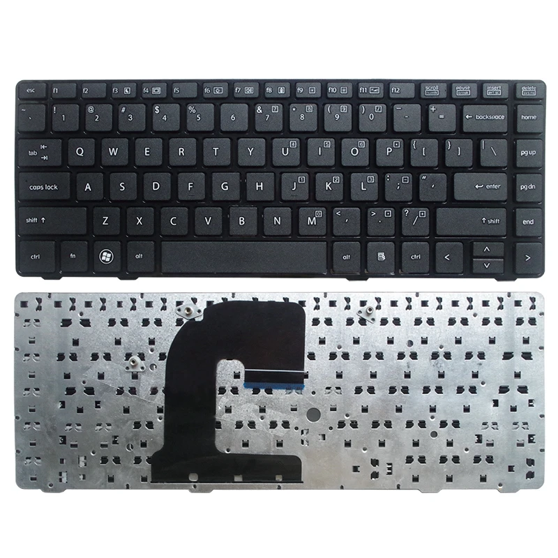 New US/RU Keyboard For HP EliteBook 8470B 8470P 8470 8460 8460p 8460w ProBook 6460 6460b 6470 laptop Without Point stick NEW