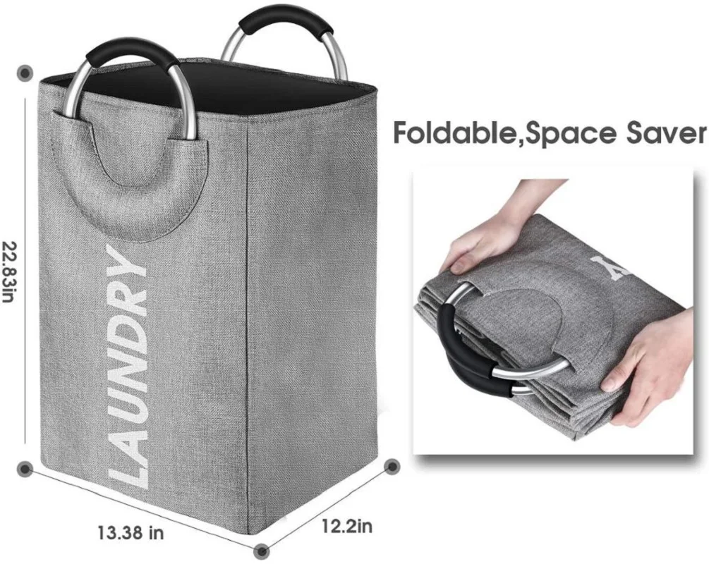 Foldable Dirty Laundry Basket, Waterproof Fabric Storage Basket for Clothes, Toys, Household, Bathroom, Organizer Bags, 2021