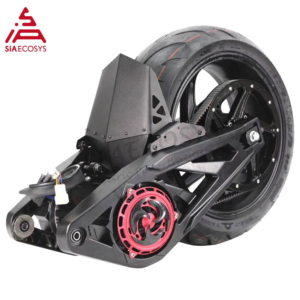 SIA Kedatangan Baru QSMOTOR 14X6.0 Inci 3000W 4000W Max 13500W 72V 110KPH QS138 Kit Motor Mid Drive untuk Skuter Listrik PCX