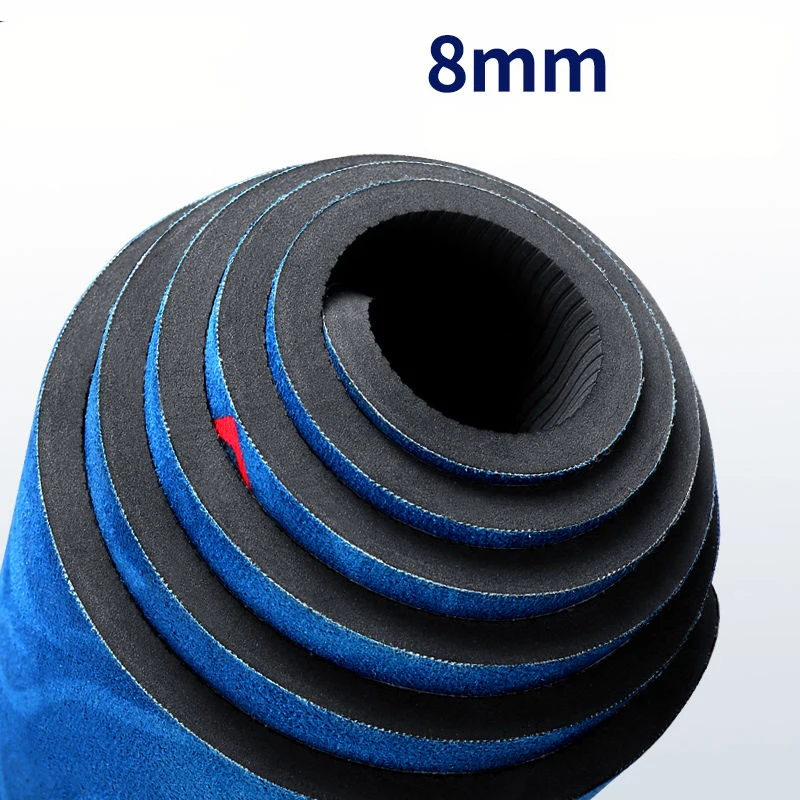 Non-slip 183cmX100cm Double Yoga Mat 8mm Thickened Fitness Gym Mats Sports Cushion Gymnastic Pilates Pads With Yoga Bag & Strap