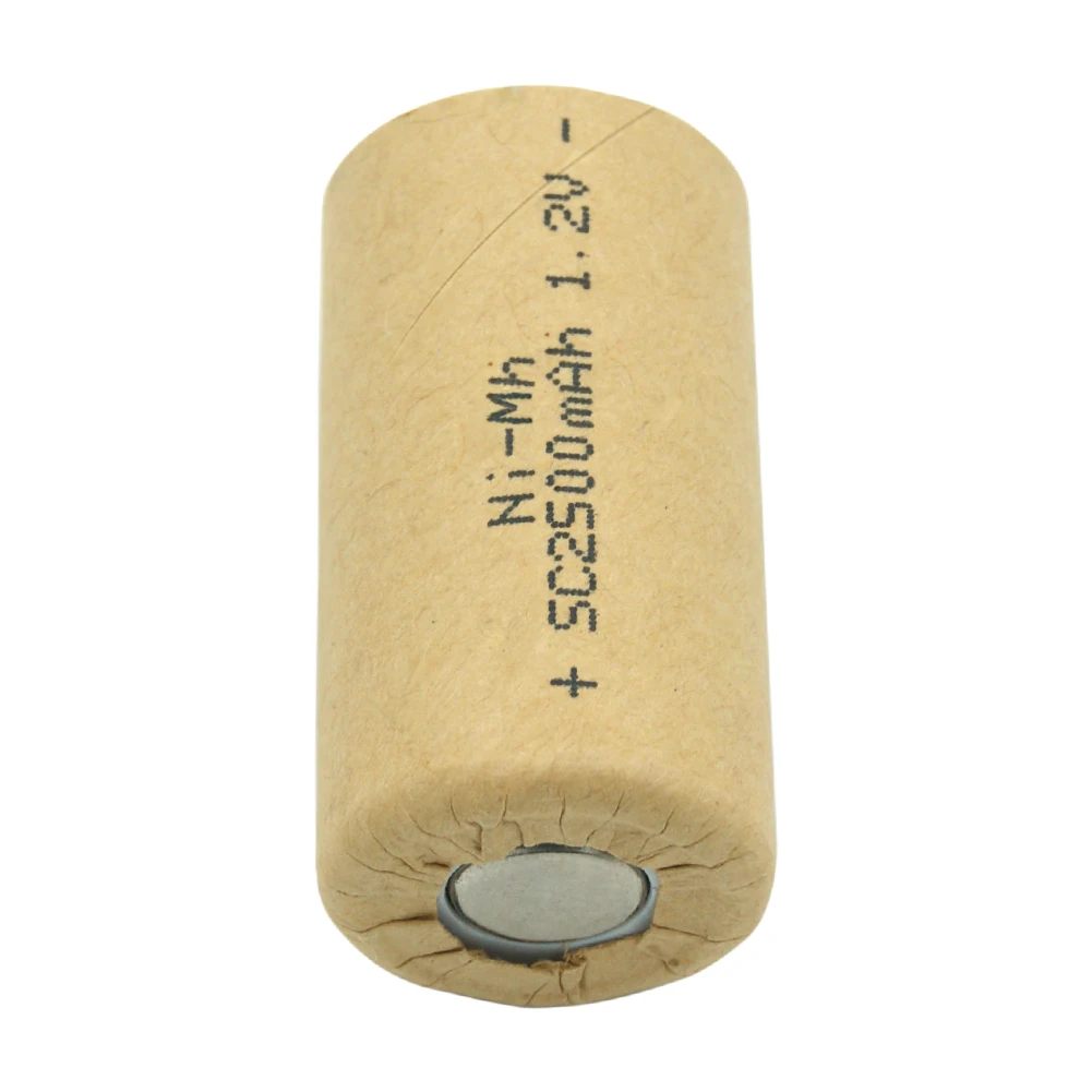 4-20 قطعة SC Nimh ni-mh 1.2 فولت 2500 مللي أمبير بطارية أداة الطاقة القابلة لإعادة الشحن SC معدل التفريغ 10C-15C استبدال البطاريات