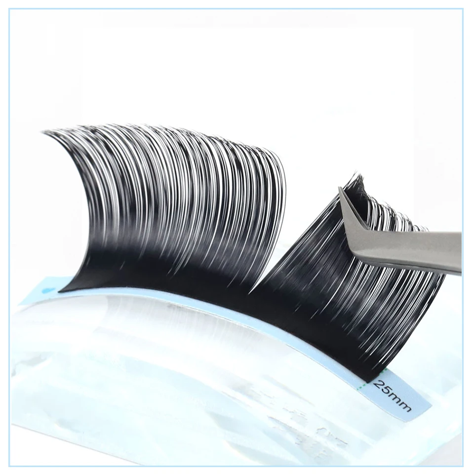 AGUUD J B C D Curl Volume Wimpernverlängerung 0,03 mm Faux Nerz Einzelwimpern Mattschwarz Klassisches Wimpernverlängerungszubehör – Detail 22