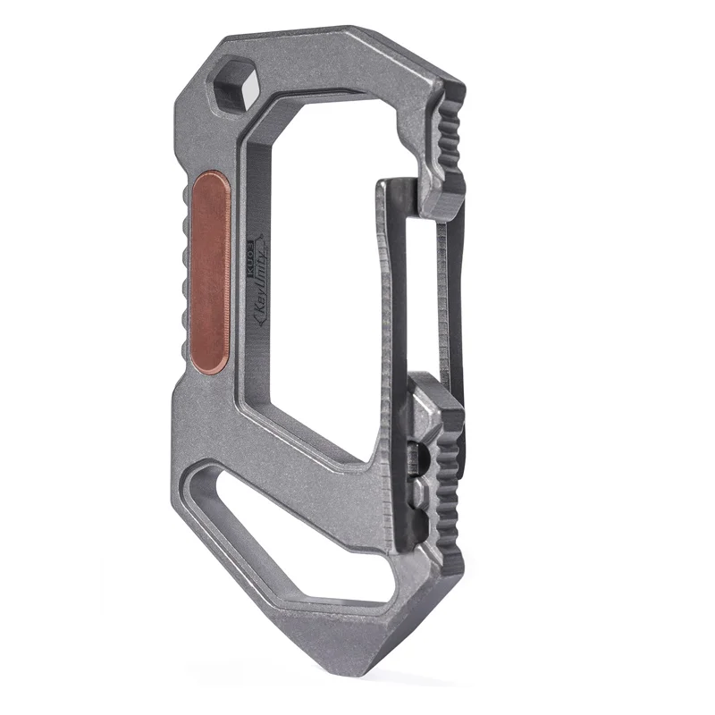 Ku03 titanium alloy EDC multifunctional key chain outdoor emergency repair tool key chain