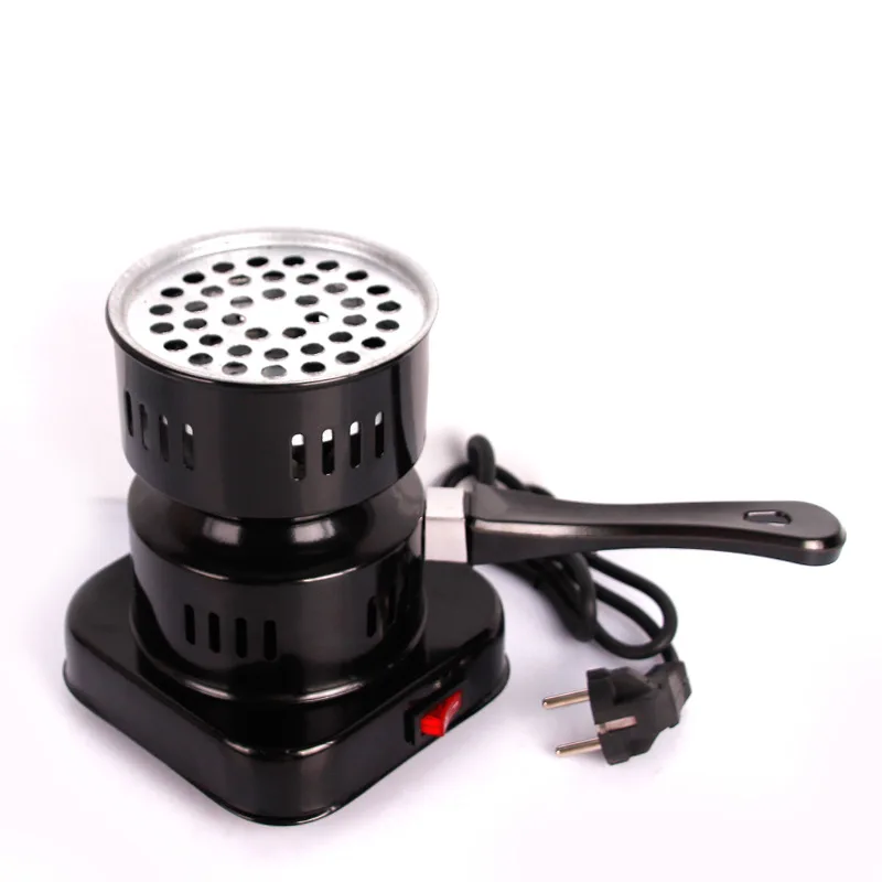 

New 1pcs Black Metal shisha hookah charcoal holder lighter electric stove hot plate EU Plug