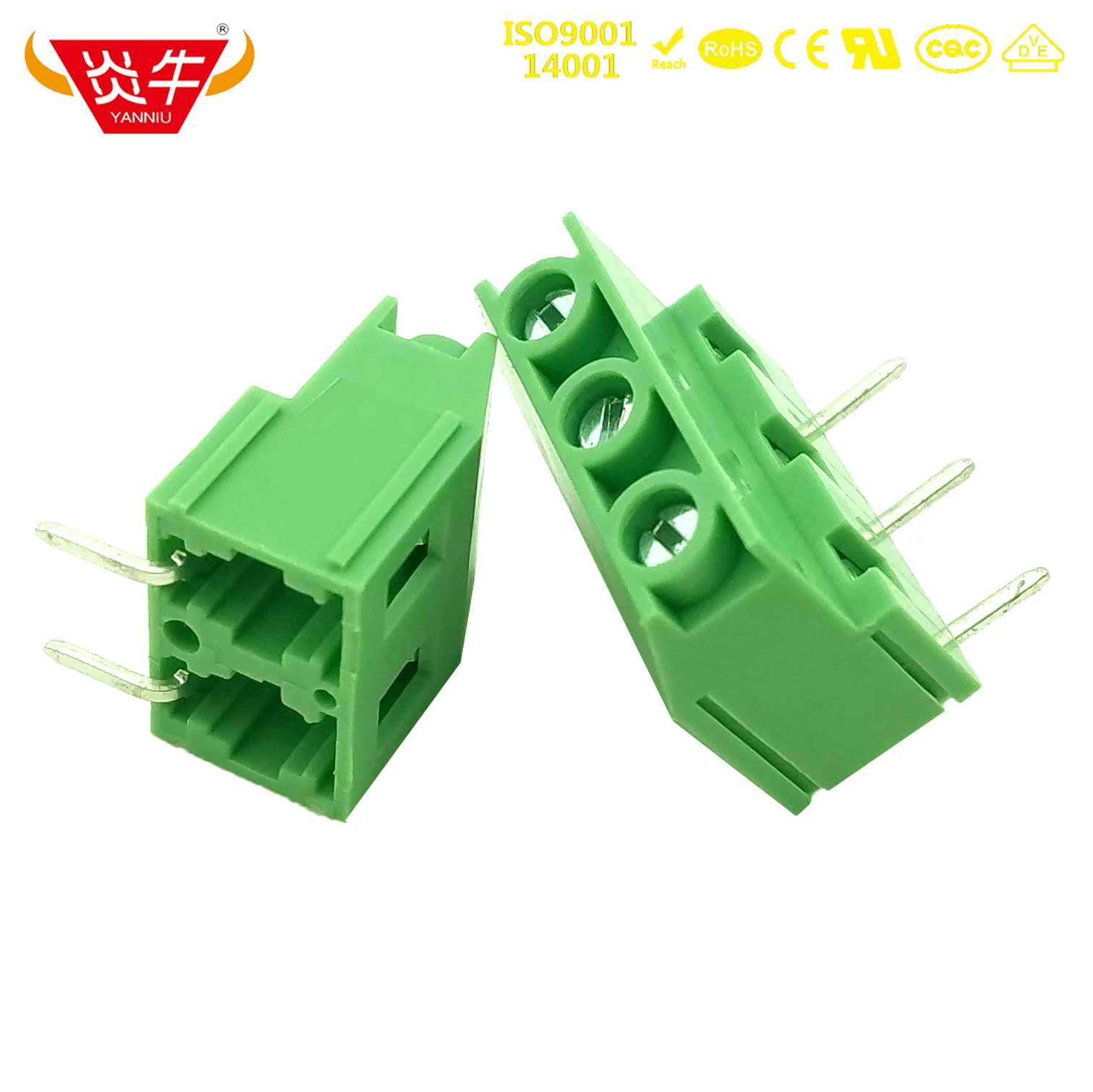 

50Pcs KF129R 7.5 2P 3P PCB UNIVERSAL SCREW TERMINAL BLOCKS DG129 7.5mm 2PIN 3PIN PHOENIX CONTACT DEGSON KEFA YANNIU