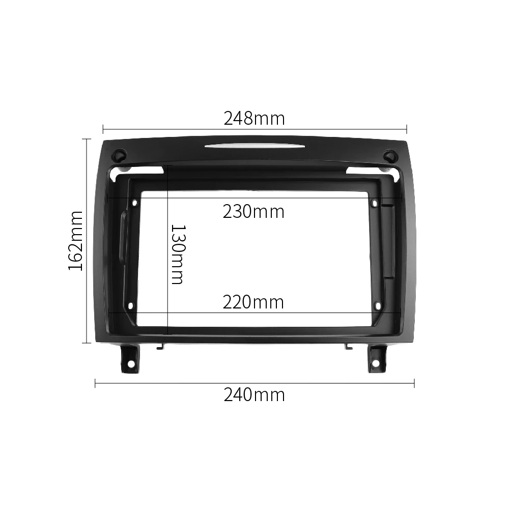 9 INCH Radio Fascias for BENZ SLK 2006-2010 Stereo GPS Player Refit Install Surround Trim Panel Dash Mounting Installation Kit