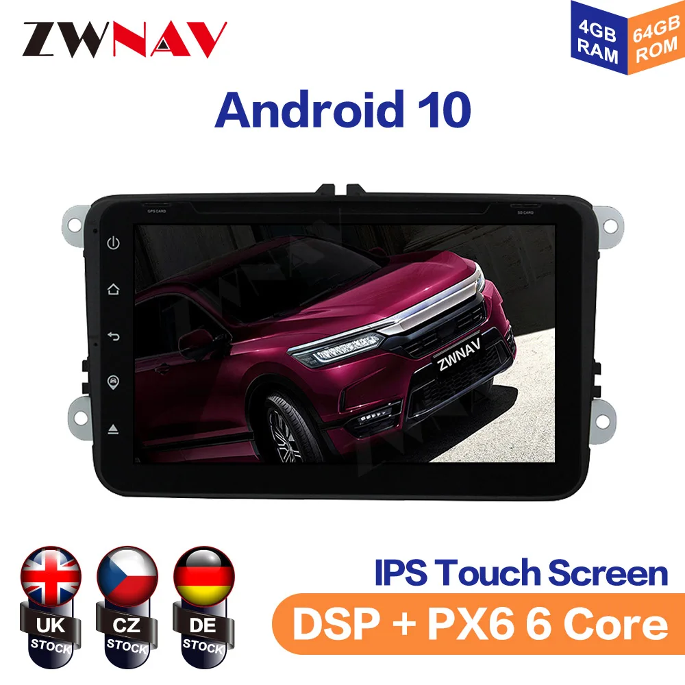 Android 10.0 Pie OS Car DVD Multimedia GPS Radio for Skoda Roomster 2003-2015 Yeti 2009-2015 Superb 2008-2015 Fabia 2004-2014