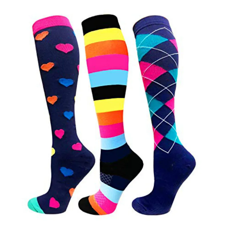 Women Sport Socks Running Travel Cycling Nurse 3/6/7 Pairs Per Set Compression Sport Sock