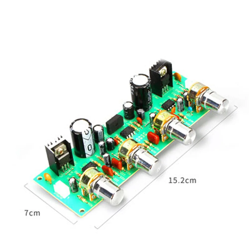 Power Amplifier Front Tone Board NE4558 Fever Tuning Board High And Low Bass Balanced Tone Board