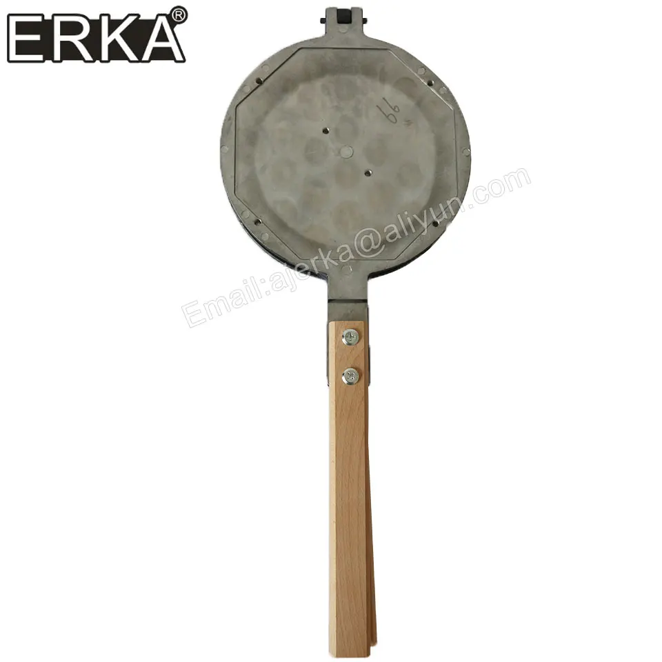 ERKA Hongkong Commercial   Roller Baking Pan Eggs Bubble Waffle Machine  Iron  Eggettes Mold Muffin Non-stick Plate