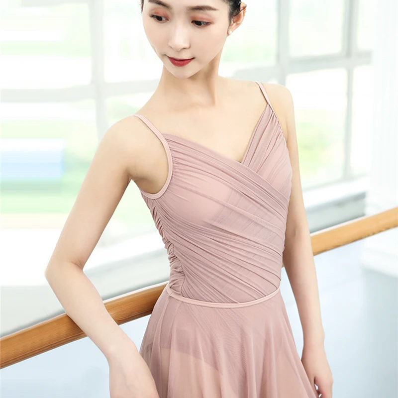 Ballet Skirt Adult Ballet Dress Classic Dance Costume Swimsuit for Dancing Camisole Mesh Leotard Ballet Leotards For Women