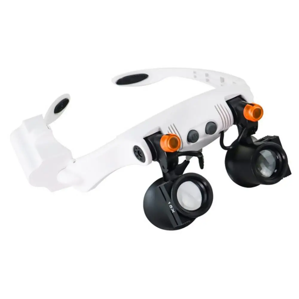 3X 4X 5X 6X 7X 10X 15X Magnifier Headband Magnifying Glass Electronic Magnifier With LED Lights For Jeweler Watchmaker