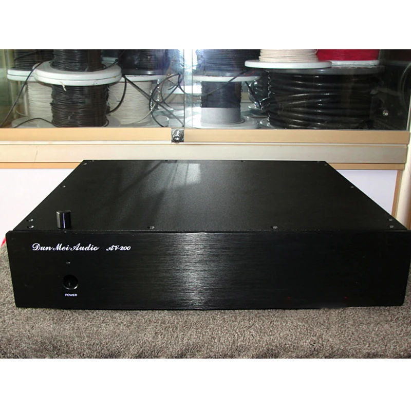 KYYSLB 435*346*100 مللي متر A200 النقي آخر مكبر للصوت الهيكل صندوق البيت لتقوم بها بنفسك الضميمة مع قدم مسامير مقبس الطاقة مكبر للصوت علبة قذيفة