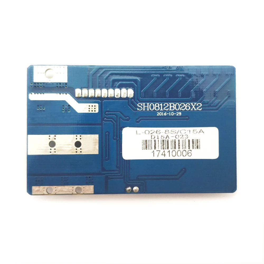 PCM-LB08S15-AY026V3 (LI-8S15A) مخصصة PCM BMS حماية وحدة الدائرة ل يثيوم بوليمر بطارية حزمة
