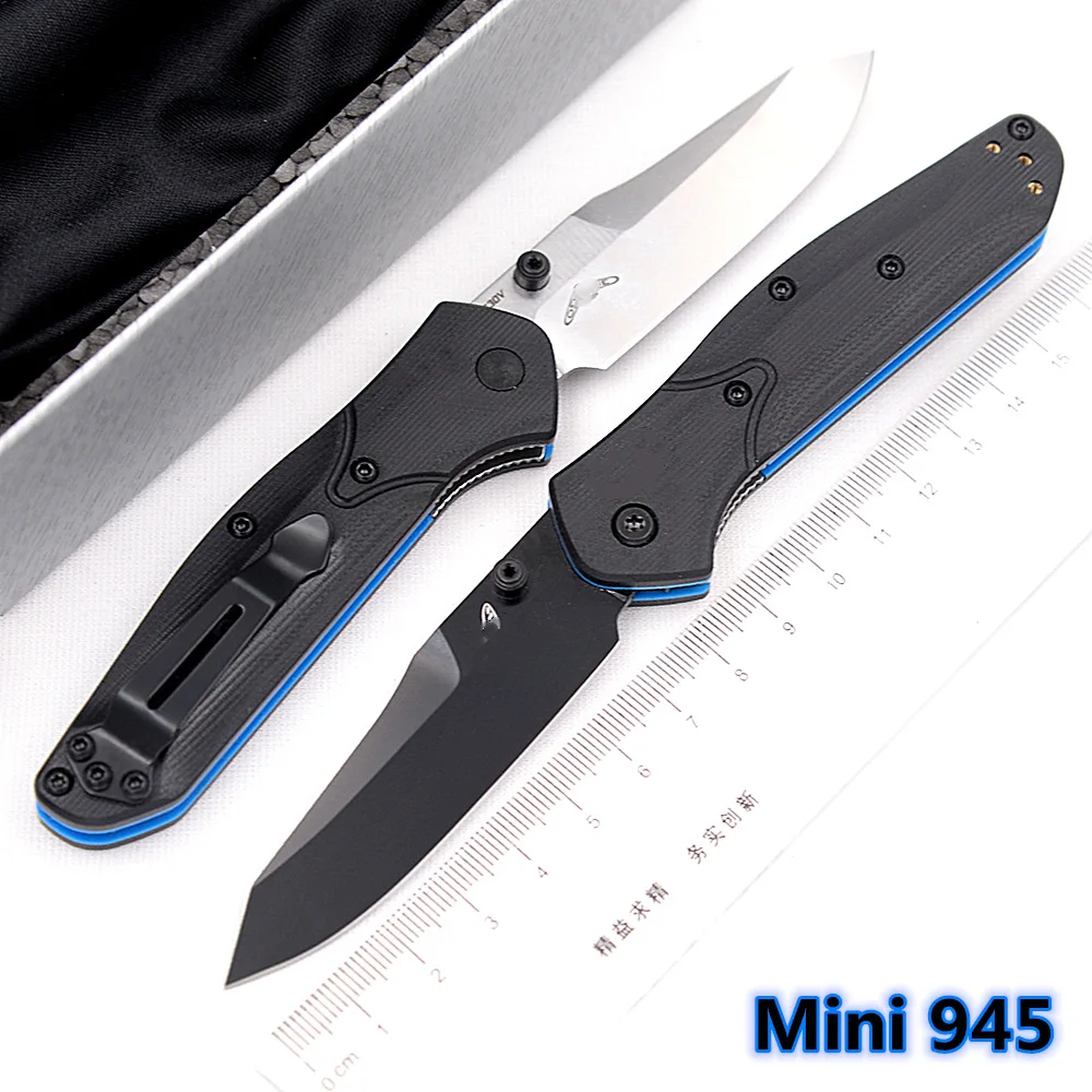 JUFULE Newest MINI OSBORNE 945 / 945BK Mark S30V Blade G10 Handle Camping Kitchen Hunting Pocket Outdoor EDC Tool Folding Knife