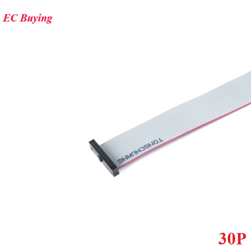 2 قطعة 1.27 مللي متر الملعب FC-6/8/10/12/14/16/20/24/26/30/34/40/50P دبوس 20 سنتيمتر AVR تحميل كابل FC رمادي شريط مسطح البيانات IDC موصل