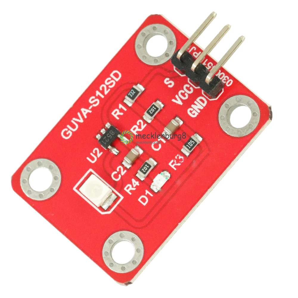 UV Sensor GUVA-S12SD Solar UV Intensity Sensor for Arduino / Raspberry Pi