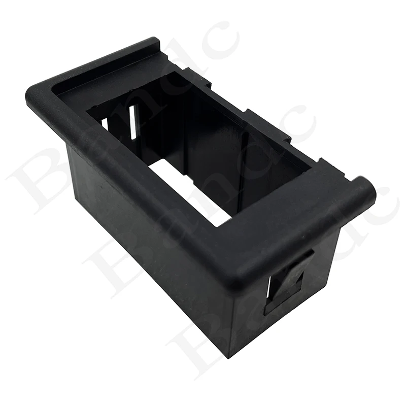 DIY Plastic Rocker Switch Panel Housing Holder Black Square Frame for Switch Panel Assembly, Free Combination,Car Accessories