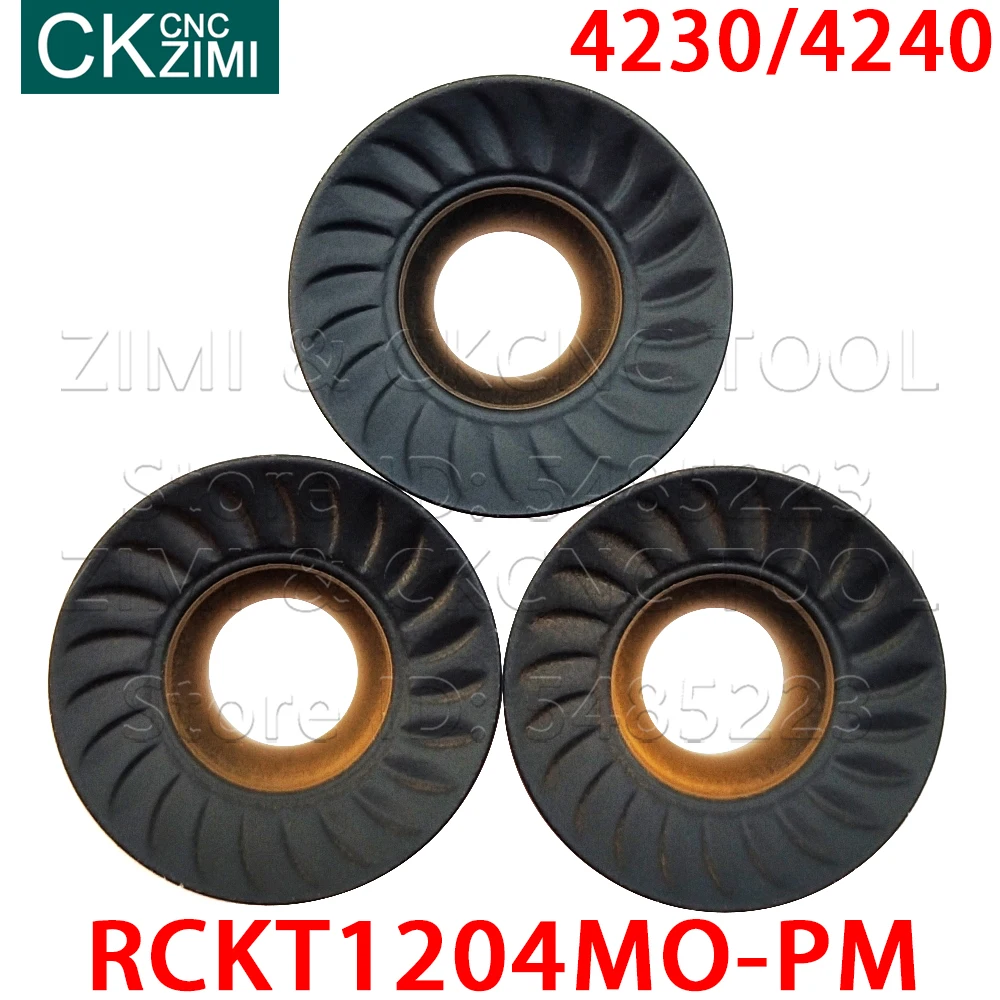 RCKT1204MO-PM 4240 RCKT1204MO-PM 4230 lathe inserts RCKT indexable profile milling tool for face milling indexable milling tools