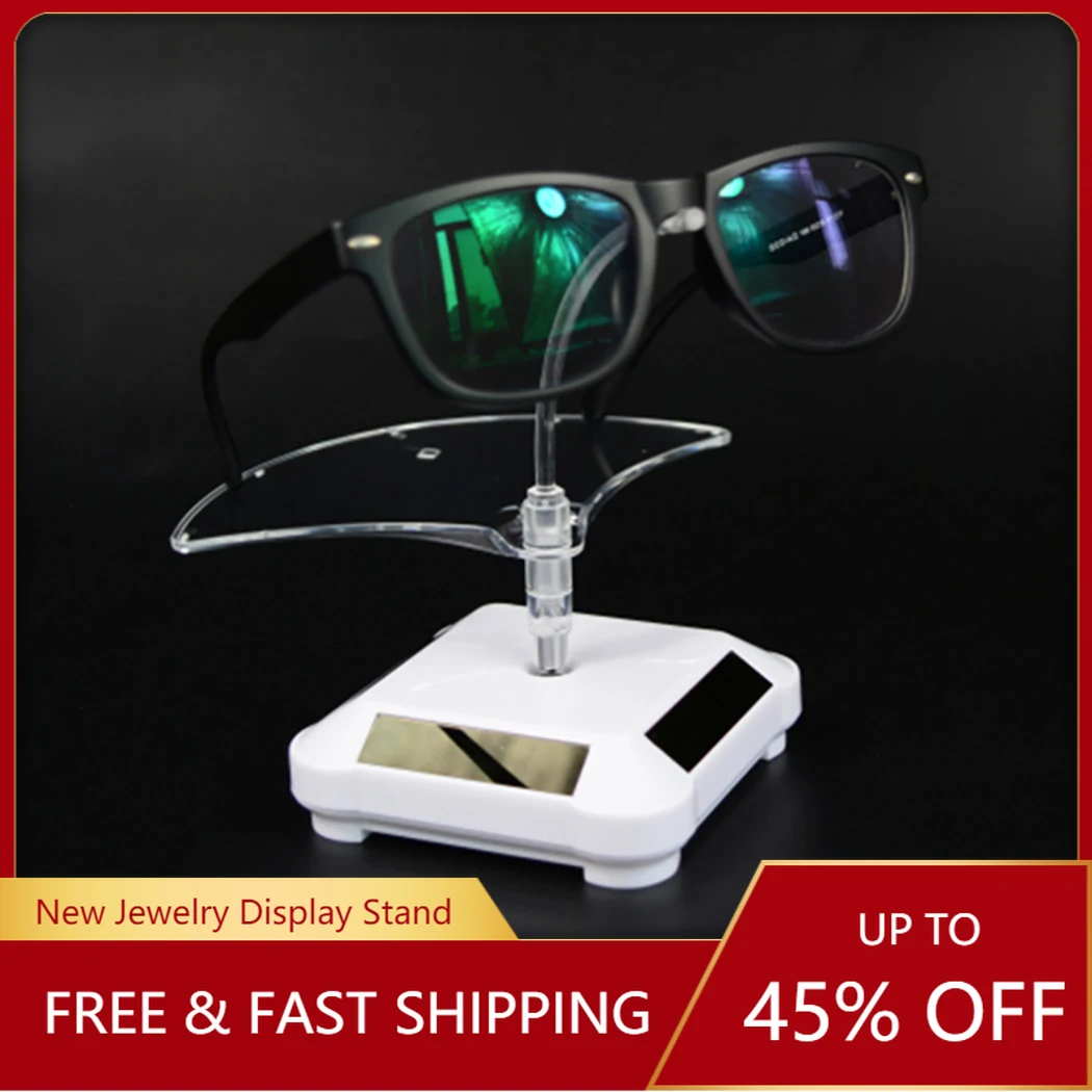 Glasses Display Stand Set Creative Rotary Sunglasses Organizer Glasses Stand Window Display Sunglasses Storage