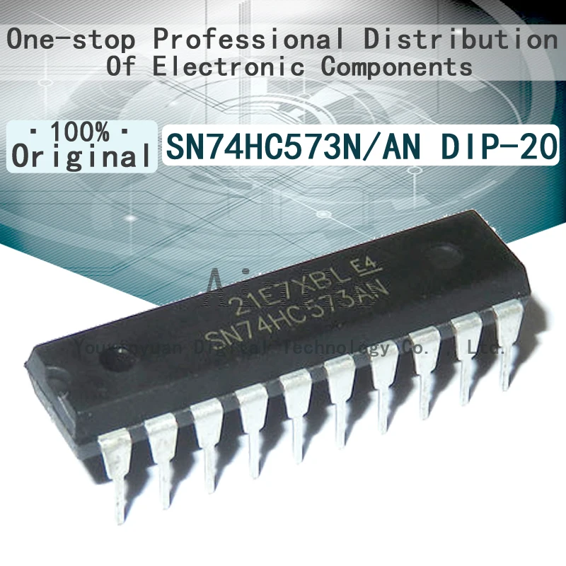 10/nuevo Original SN74HC573N Uds/un 74HC573N DIP-20 tipo D pestillo IC chip