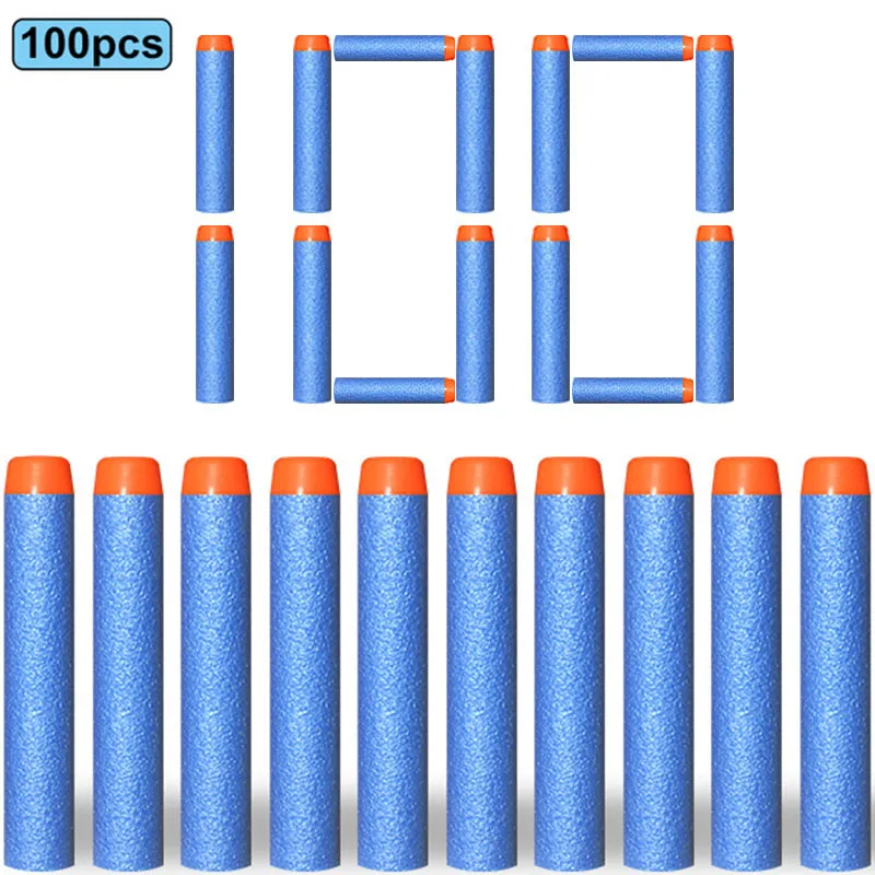 7,2 cm 100 stücke Für Nerf Weiche Kugeln Darts Runde Kopf Refill Schwamm Darts Kinder Kinder Spielzeug Pistole Kugeln Für NERF N-Strike Blasters