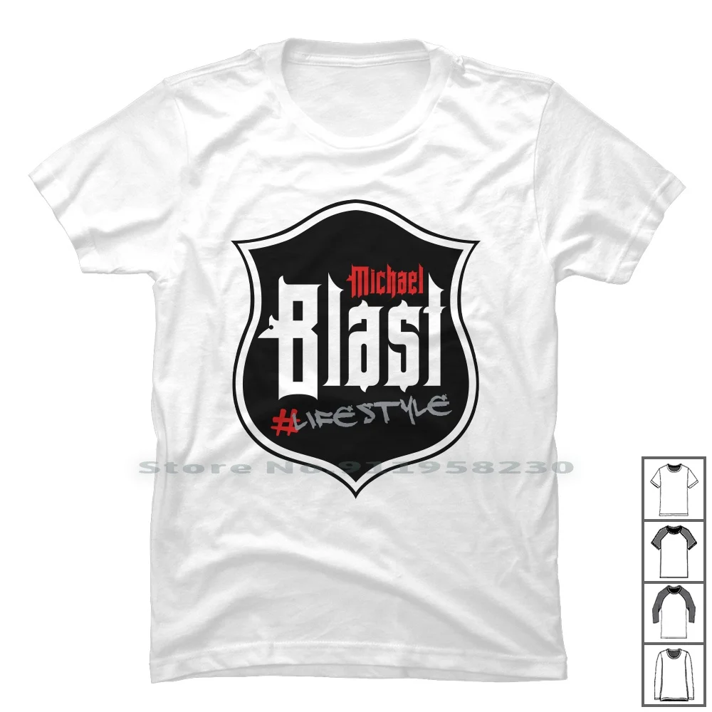 Michael Blast Bikecycle T Shirt 100% Cotton Lifestyle Michael Style Cycle Blast Last Bike Ast St Mi