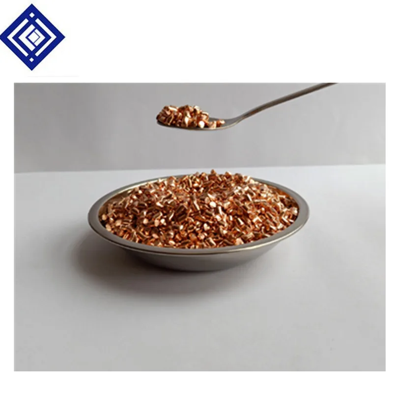 High quality purity 99.99%  and 99.9%copper particles  electrolysis copper particles