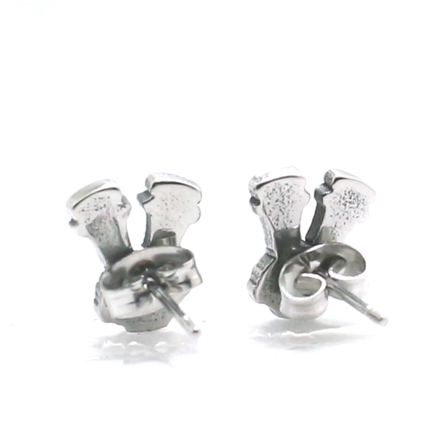 Unisex 316L Stainless Steel Motorcycle Engine Biker Rider Newest Stud Earrings