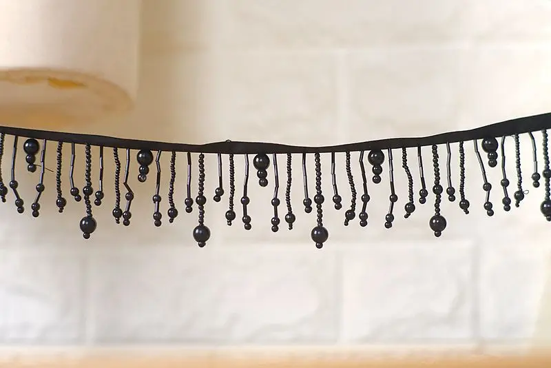3 Yard/Lot Strass-Anhänger Perlenbesetzte Spitzenborte Quaste DIY Bühnenbekleidung Heimvorhang Hochzeitskleid Dekorative Accessoires – Detail 17