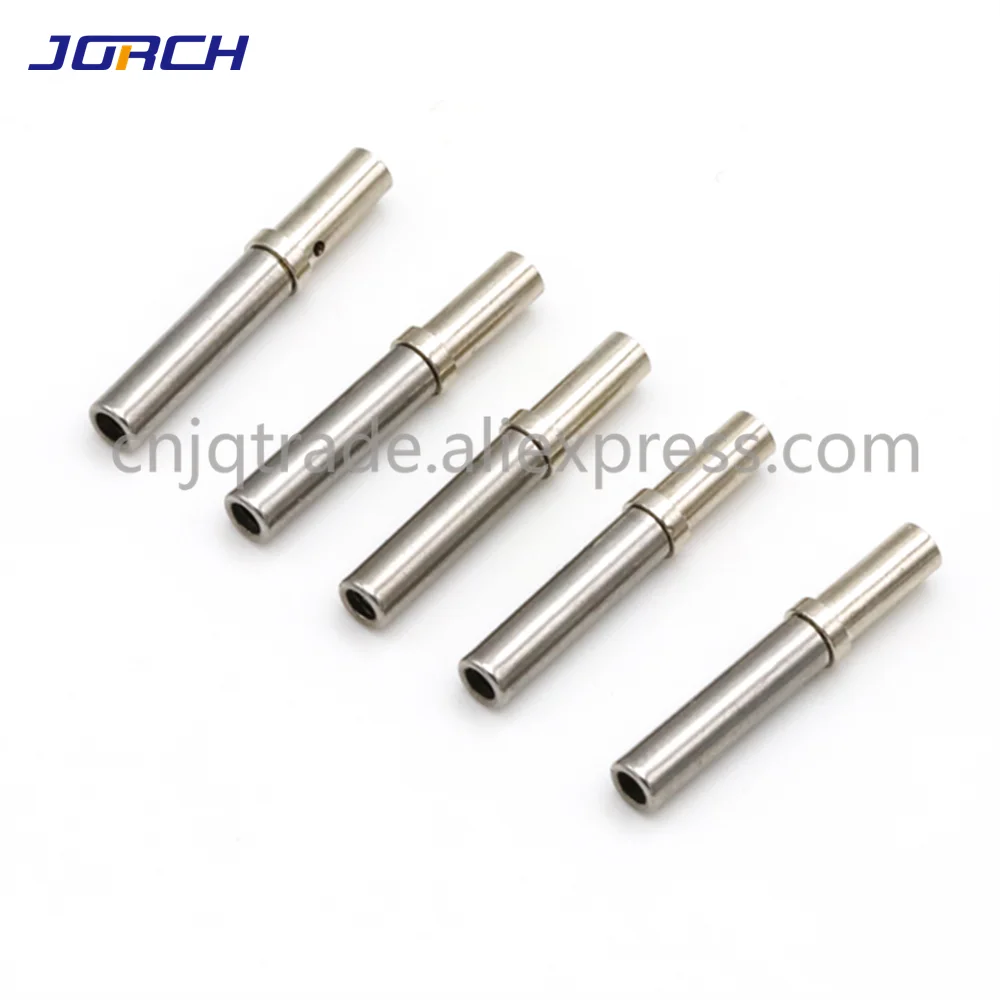 50pcs  DT Series Pin Contact 0462-201-16141 0460-202-16141 Stainless Steel 16-20AWG Deutsch Crimp Solid Terminal Female