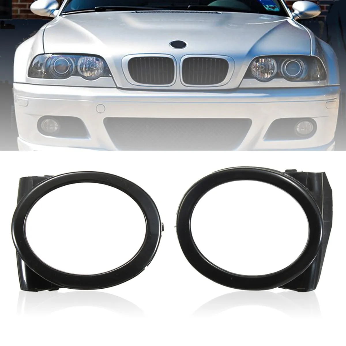 

1 пара, задняя крышка для BMW E46 M3 Style 2001-2006