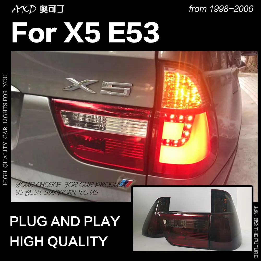 

AKD Car Styling for BMW X5 LED Tail Light 1998-2006 E53 Tail Lamp LED Rear Lamp DRL Signal Brake Reverse auto Accessories