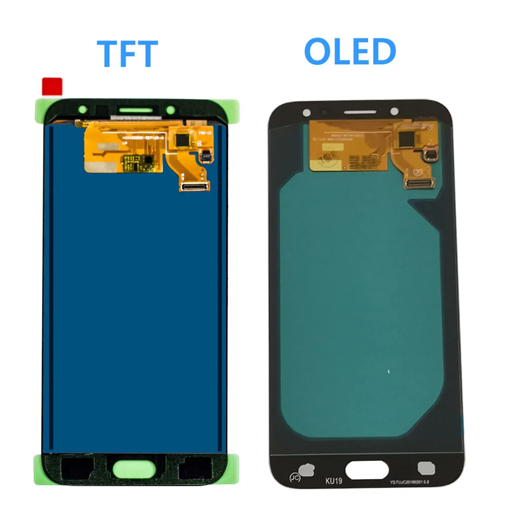 100% tested Full LCD Display+Touch Screen For Samsung Galaxy J7 Pro 2017 J730 J730F LCD Digitizer Assembly+Tapes