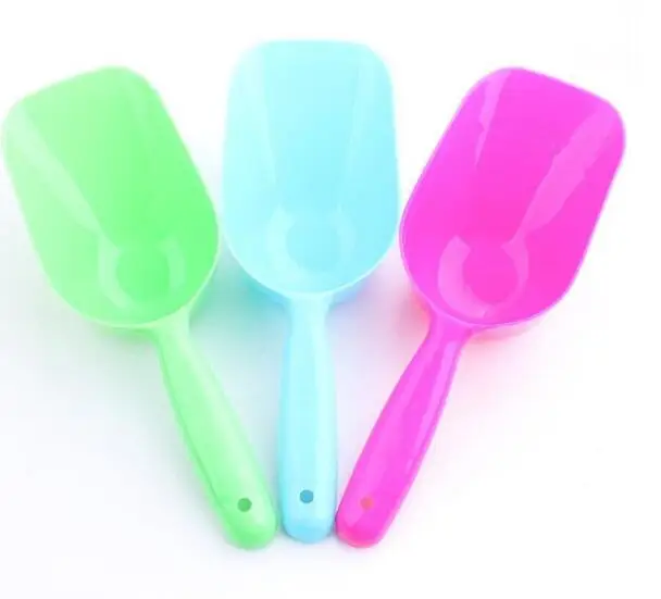 

Dog Shovels Pet Plastic Food Feeder Multi Color Portable Cat Foodstuff Scoop Environmental Friendly Non Toxic