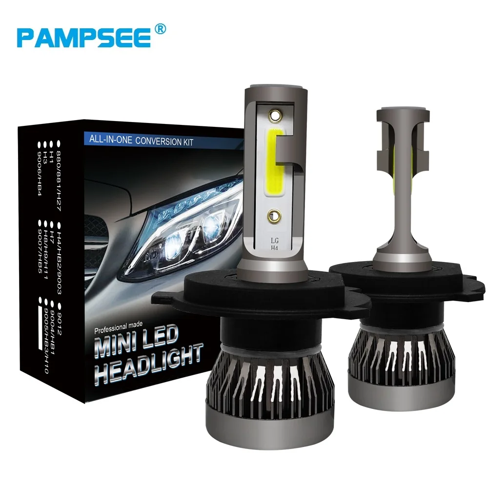 Super Mini Size H4 LED 9005 HB3 9006 HB4 H7 H11 H1 Auto Lamp Car Headlight Bulb LED Lamps for Car 72W 12000LM 6000K 12V mini1